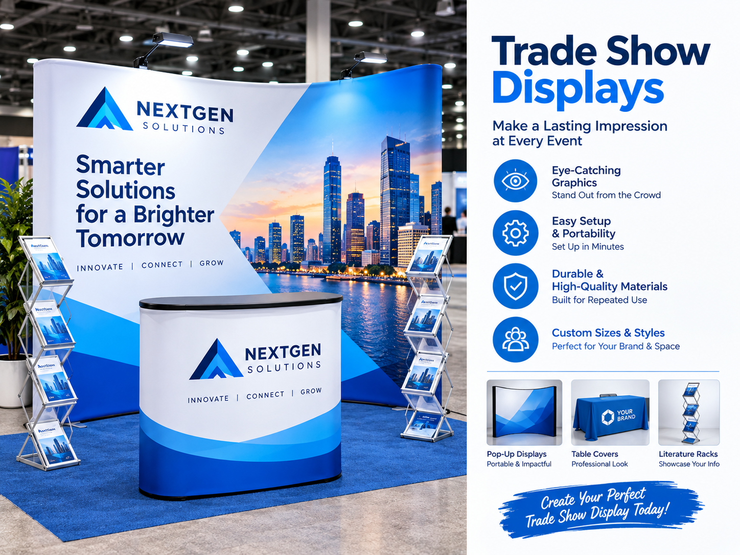 Trade show display printing NYC